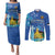 Personalized Estonian Restoration of Independence Couples Matching Puletasi and Long Sleeve Button Shirt Freedom Square Tallinn Capital