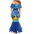 Personalized Estonian Restoration of Independence Family Matching Mermaid Dress and Hawaiian Shirt Freedom Square Tallinn Capital