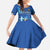 Personalized Estonian Restoration of Independence Family Matching Off Shoulder Maxi Dress and Hawaiian Shirt Freedom Square Tallinn Capital