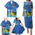 Personalized Estonian Restoration of Independence Family Matching Puletasi and Hawaiian Shirt Freedom Square Tallinn Capital
