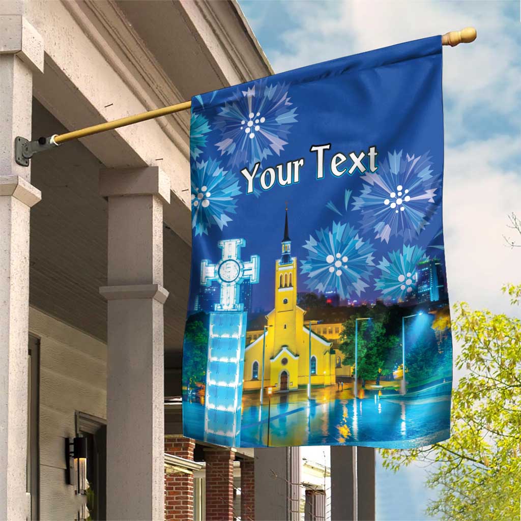 Personalized Estonian Restoration of Independence Garden Flag Freedom Square Tallinn Capital