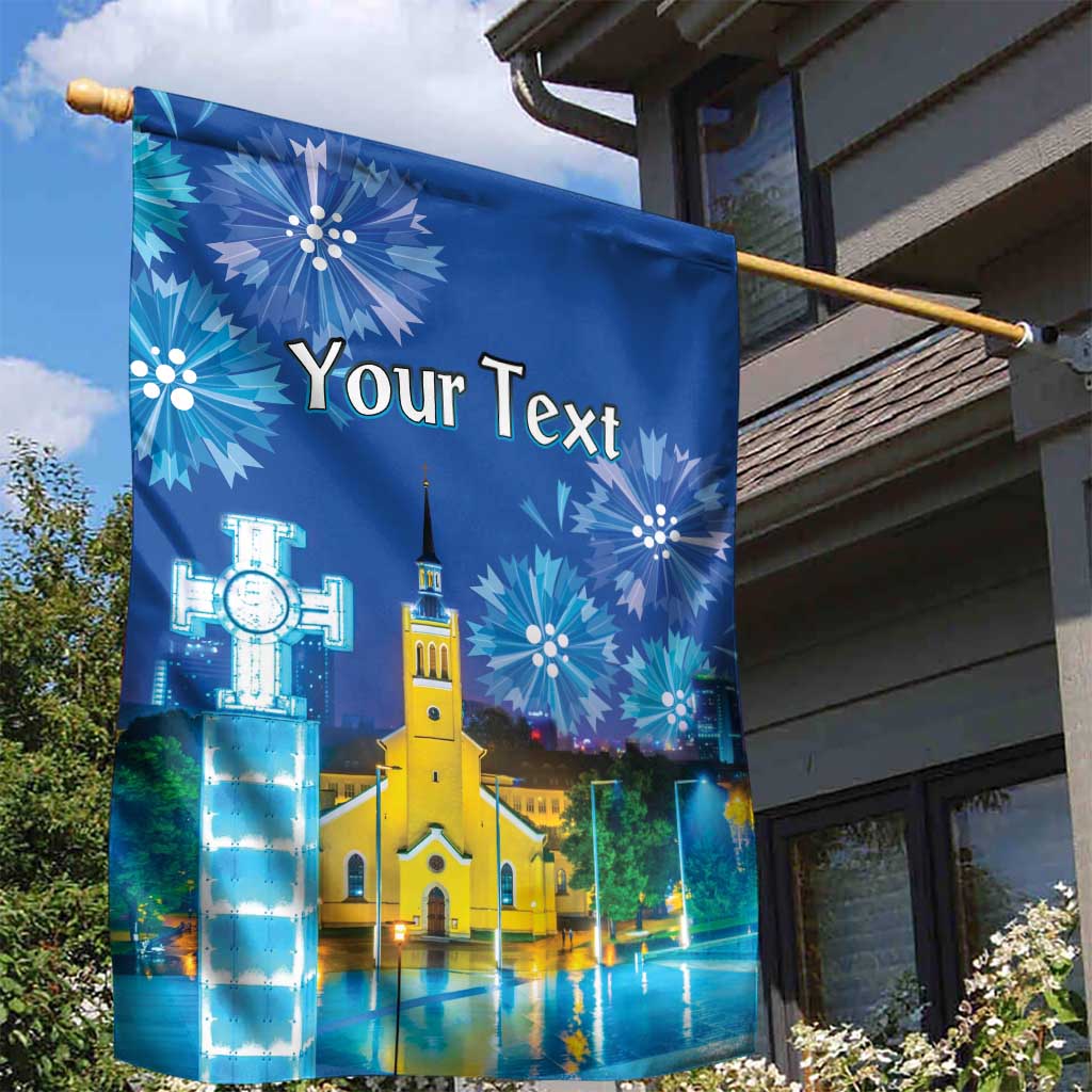 Personalized Estonian Restoration of Independence Garden Flag Freedom Square Tallinn Capital