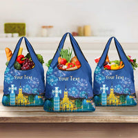 Personalized Estonian Restoration of Independence Grocery Bag Freedom Square Tallinn Capital