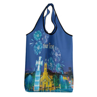 Personalized Estonian Restoration of Independence Grocery Bag Freedom Square Tallinn Capital