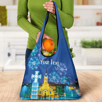 Personalized Estonian Restoration of Independence Grocery Bag Freedom Square Tallinn Capital