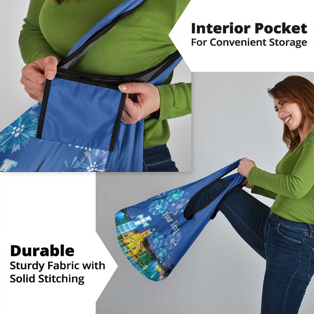 Personalized Estonian Restoration of Independence Grocery Bag Freedom Square Tallinn Capital