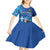 Personalized Estonian Restoration of Independence Kid Short Sleeve Dress Freedom Square Tallinn Capital