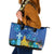 Personalized Estonian Restoration of Independence Leather Tote Bag Freedom Square Tallinn Capital