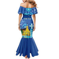 Personalized Estonian Restoration of Independence Mermaid Dress Freedom Square Tallinn Capital