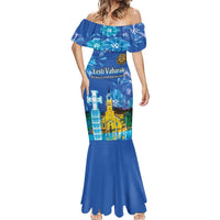 Personalized Estonian Restoration of Independence Mermaid Dress Freedom Square Tallinn Capital