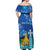Personalized Estonian Restoration of Independence Off Shoulder Maxi Dress Freedom Square Tallinn Capital