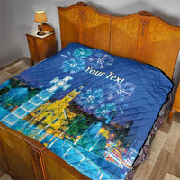 Personalized Estonian Restoration of Independence Quilt Freedom Square Tallinn Capital