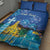 Personalized Estonian Restoration of Independence Quilt Bed Set Freedom Square Tallinn Capital