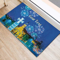 Personalized Estonian Restoration of Independence Rubber Doormat Freedom Square Tallinn Capital