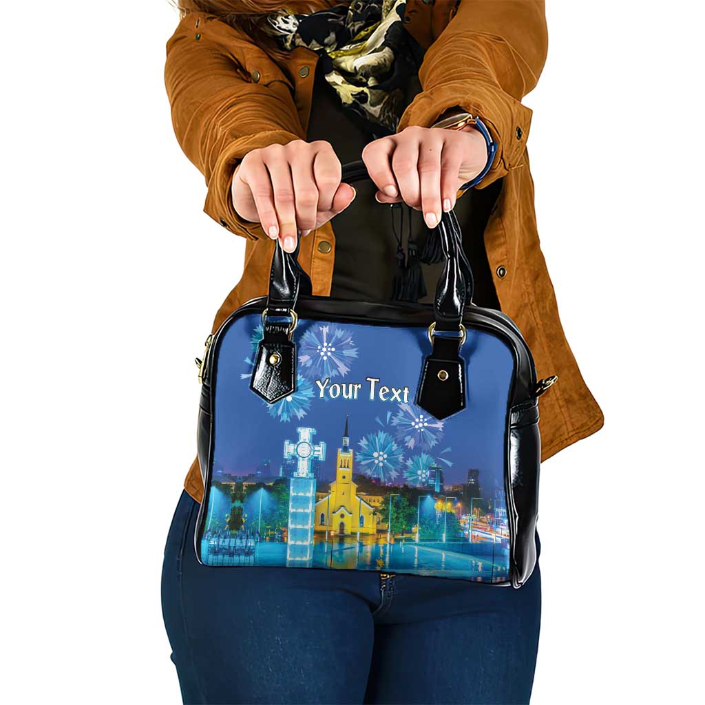 Personalized Estonian Restoration of Independence Shoulder Handbag Freedom Square Tallinn Capital