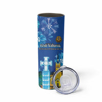 Personalized Estonian Restoration of Independence Skinny Tumbler Freedom Square Tallinn Capital