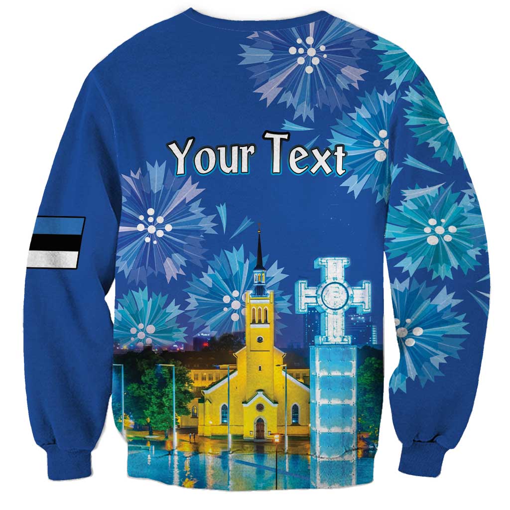 Personalized Estonian Restoration of Independence Sweatshirt Freedom Square Tallinn Capital