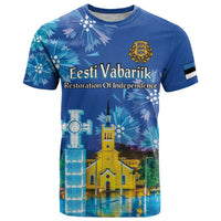 Personalized Estonian Restoration of Independence T Shirt Freedom Square Tallinn Capital