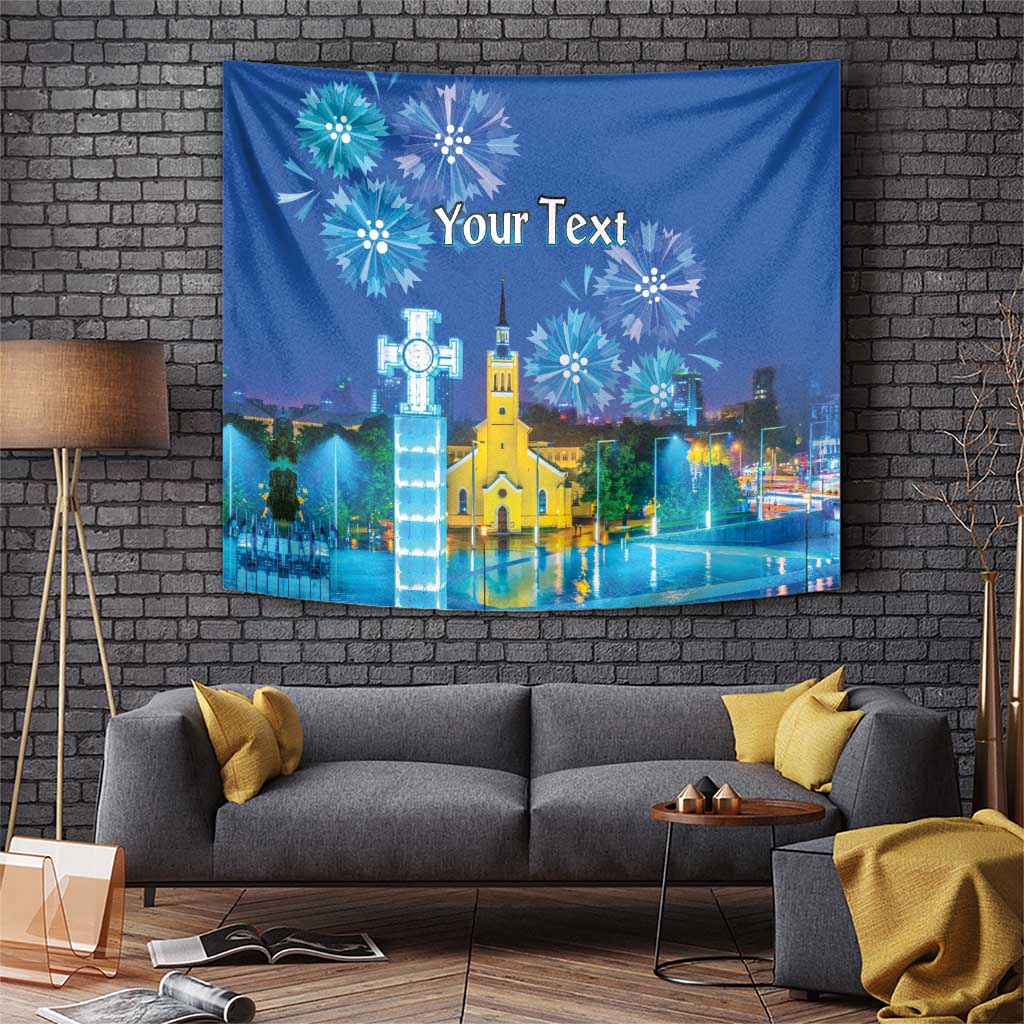 Personalized Estonian Restoration of Independence Tapestry Freedom Square Tallinn Capital