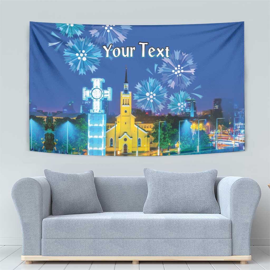 Personalized Estonian Restoration of Independence Tapestry Freedom Square Tallinn Capital