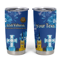 Personalized Estonian Restoration of Independence Tumbler Cup Freedom Square Tallinn Capital