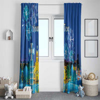 Personalized Estonian Restoration of Independence Window Curtain Freedom Square Tallinn Capital