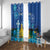 Personalized Estonian Restoration of Independence Window Curtain Freedom Square Tallinn Capital
