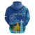 Personalized Estonian Restoration of Independence Zip Hoodie Freedom Square Tallinn Capital