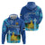 Personalized Estonian Restoration of Independence Zip Hoodie Freedom Square Tallinn Capital