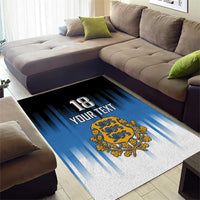Custom Estonia Football Area Rug Come On Kalevipojad