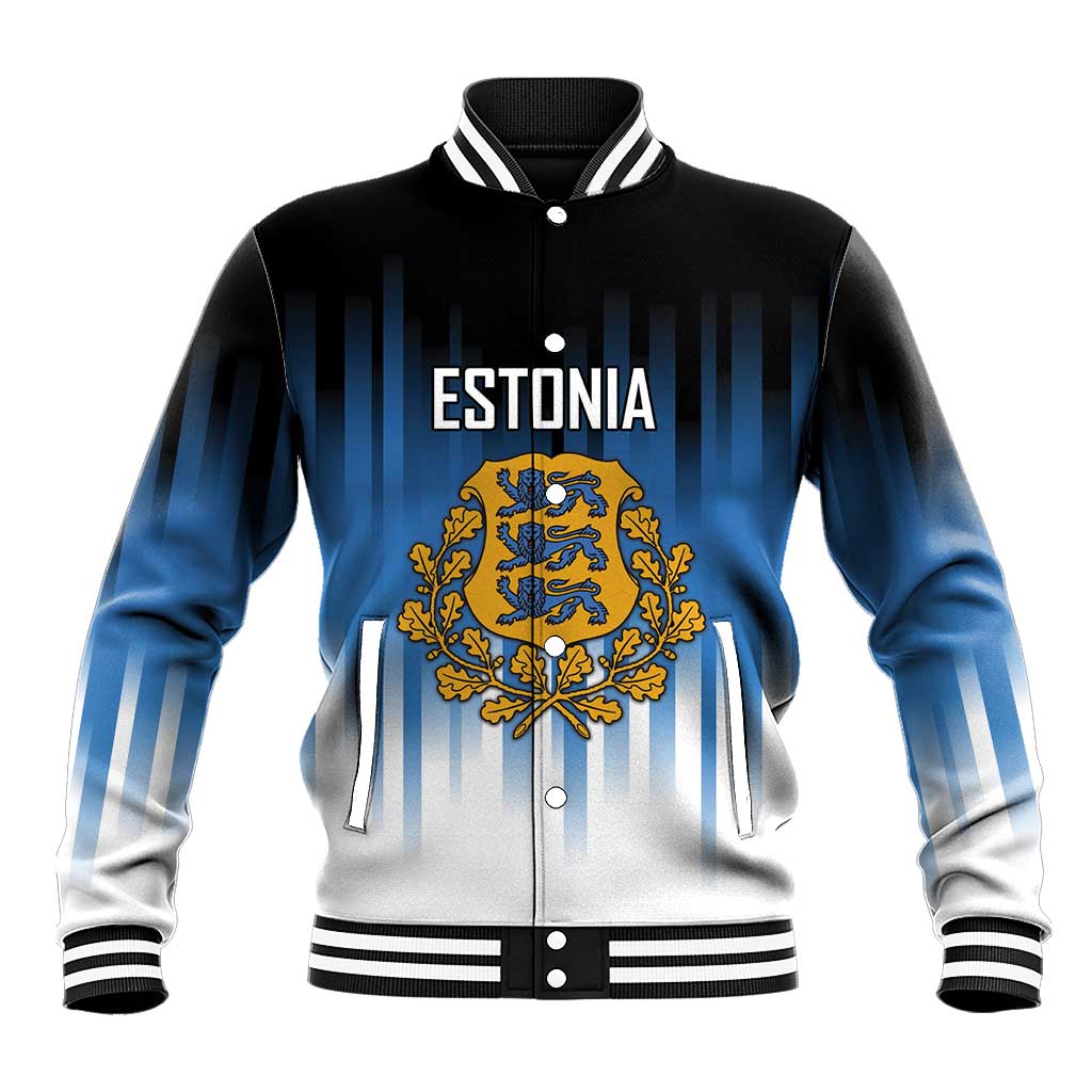 Custom Estonia Football Baseball Jacket Come On Kalevipojad