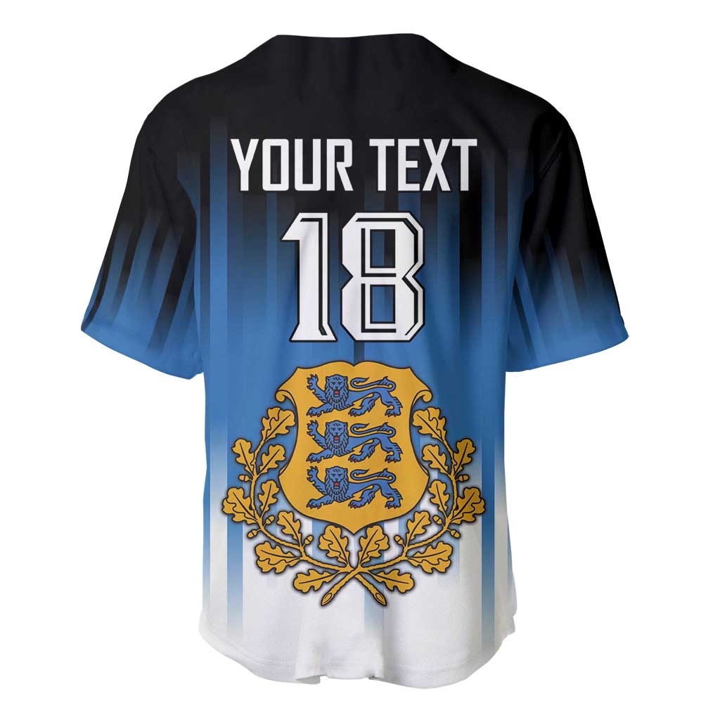 Custom Estonia Football Baseball Jersey Come On Kalevipojad
