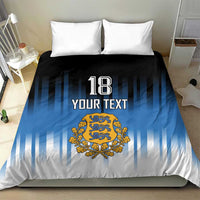 Custom Estonia Football Bedding Set Come On Kalevipojad