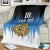 Custom Estonia Football Blanket Come On Kalevipojad