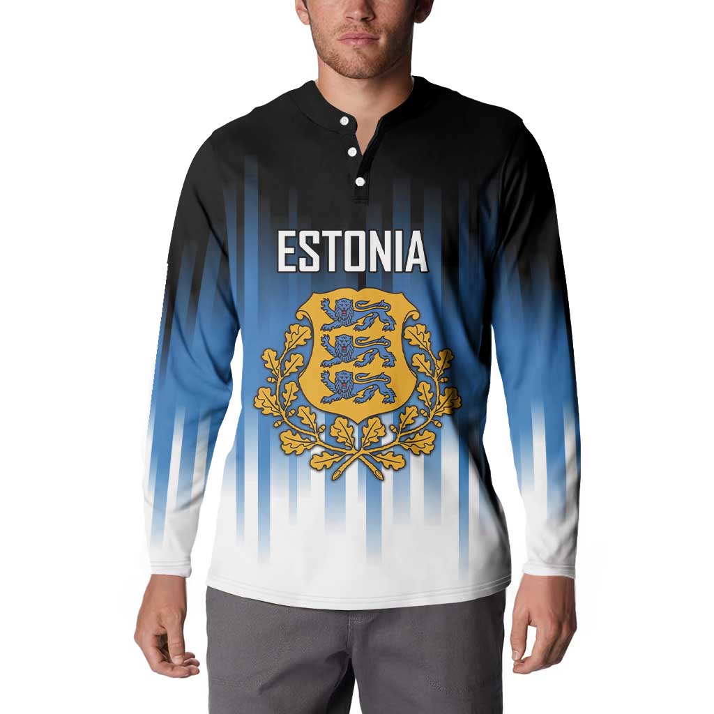 Custom Estonia Football Button Sweatshirt Come On Kalevipojad