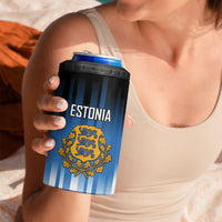 Custom Estonia Football 4 in 1 Can Cooler Tumbler Come On Kalevipojad