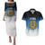 Custom Estonia Football Couples Matching Puletasi and Hawaiian Shirt Come On Kalevipojad