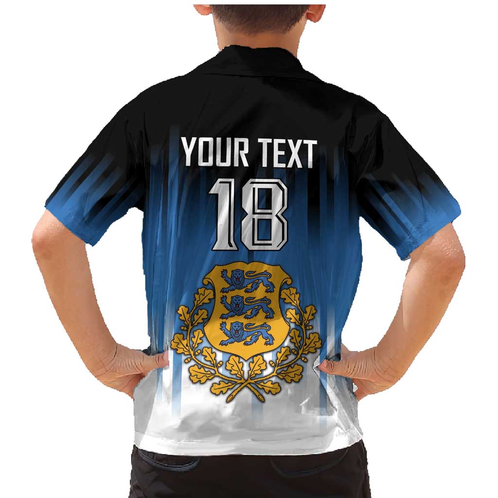 Custom Estonia Football Family Matching Mermaid Dress and Hawaiian Shirt Come On Kalevipojad