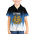 Custom Estonia Football Family Matching Off The Shoulder Long Sleeve Dress and Hawaiian Shirt Come On Kalevipojad