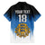Custom Estonia Football Family Matching Off Shoulder Maxi Dress and Hawaiian Shirt Come On Kalevipojad