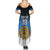 Custom Estonia Football Family Matching Summer Maxi Dress and Hawaiian Shirt Come On Kalevipojad