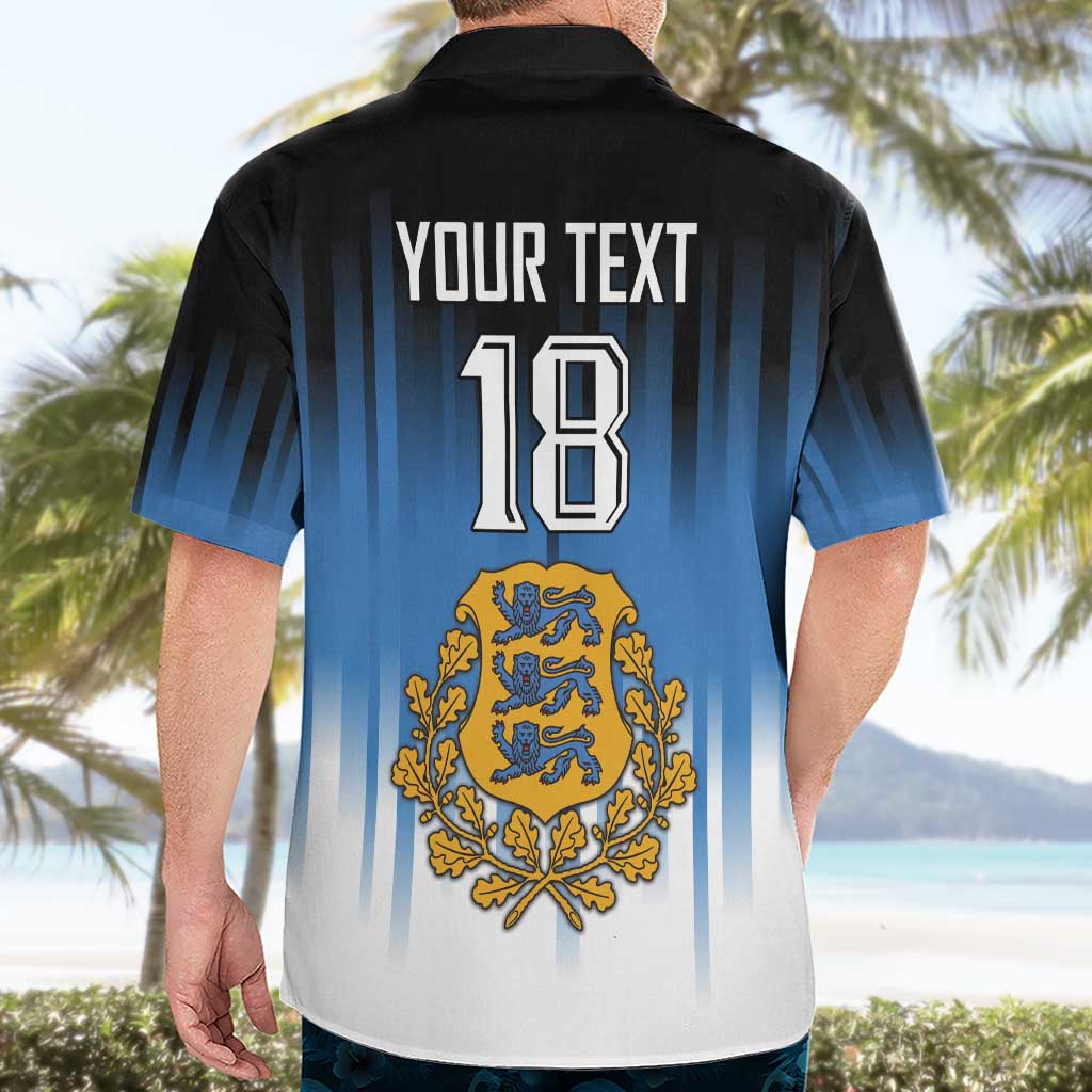 Custom Estonia Football Hawaiian Shirt Come On Kalevipojad
