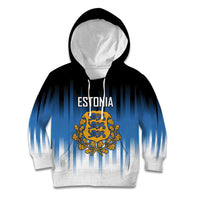 Custom Estonia Football Kid Hoodie Come On Kalevipojad