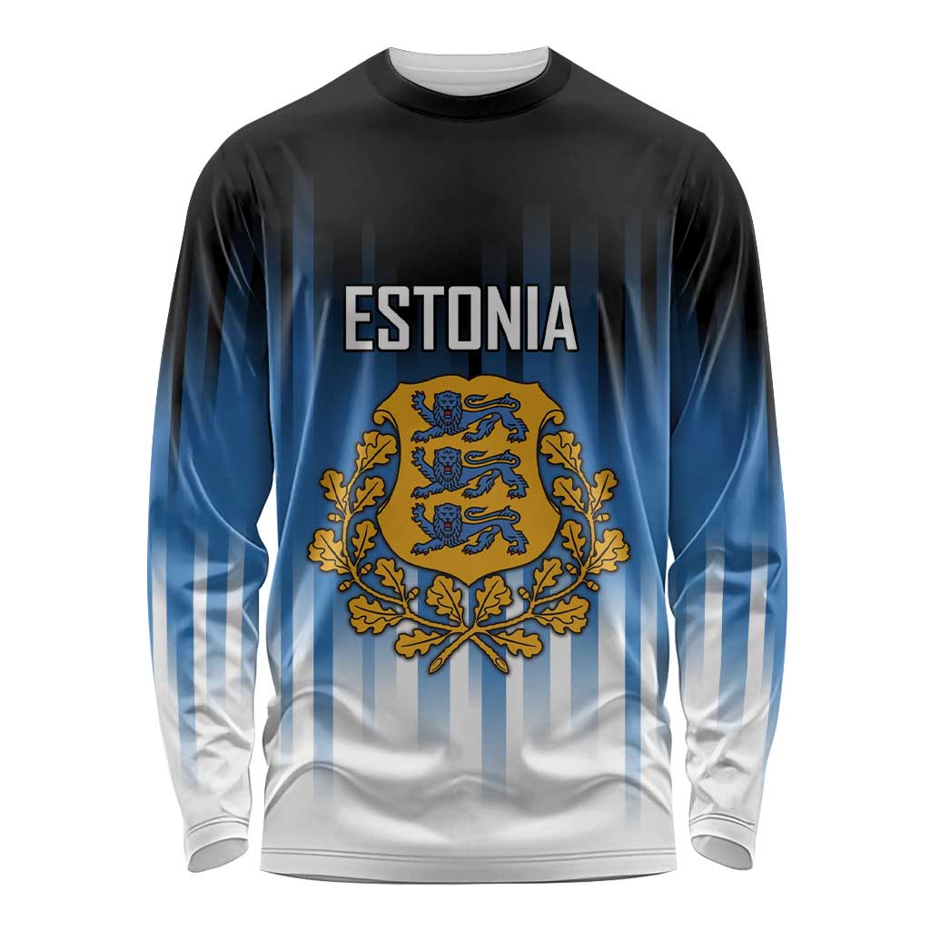 Custom Estonia Football Long Sleeve Shirt Come On Kalevipojad