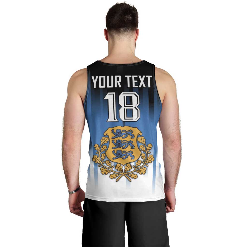 Custom Estonia Football Men Tank Top Come On Kalevipojad