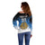 Custom Estonia Football Off Shoulder Sweater Come On Kalevipojad