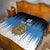 Custom Estonia Football Quilt Come On Kalevipojad