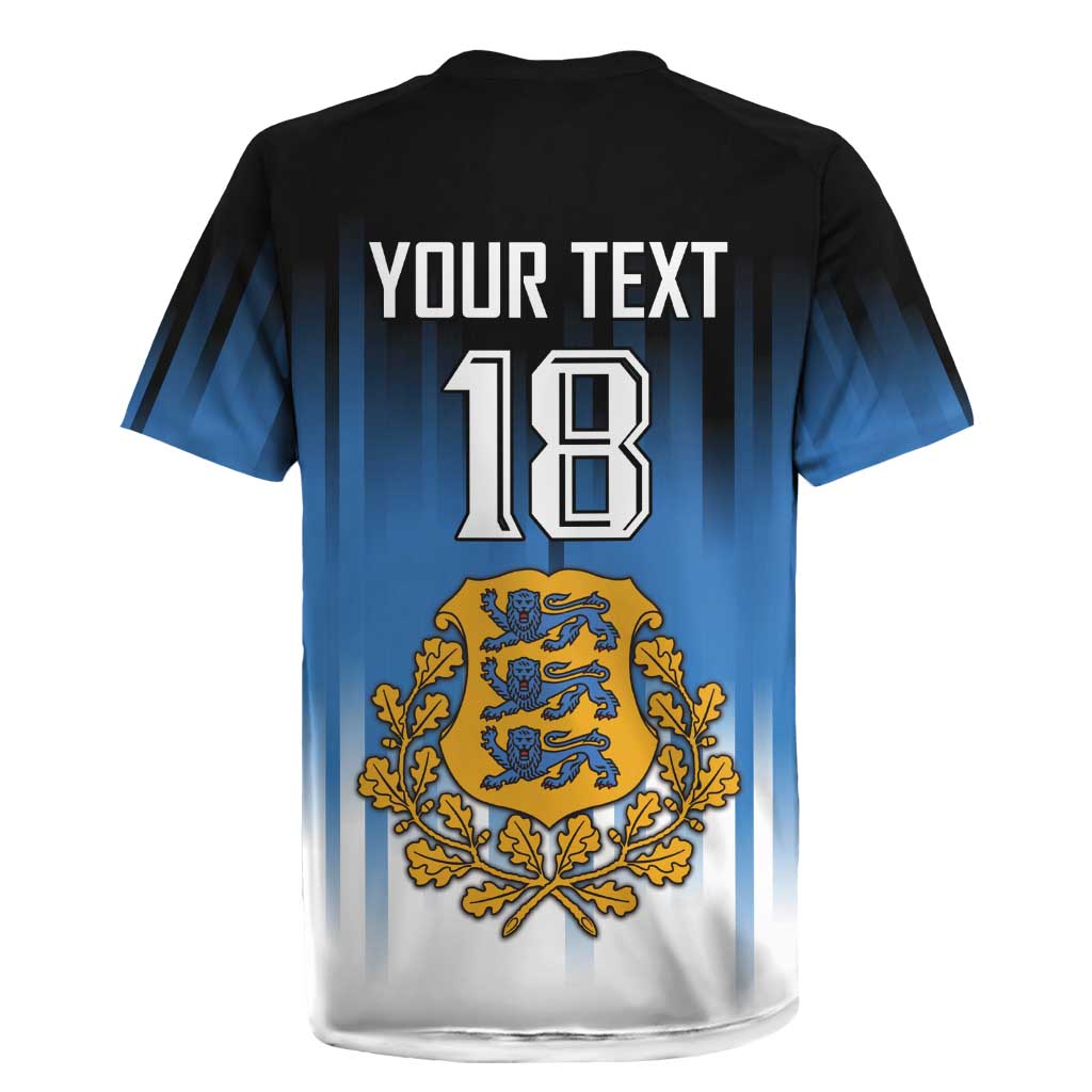 Custom Estonia Football Rugby Jersey Come On Kalevipojad