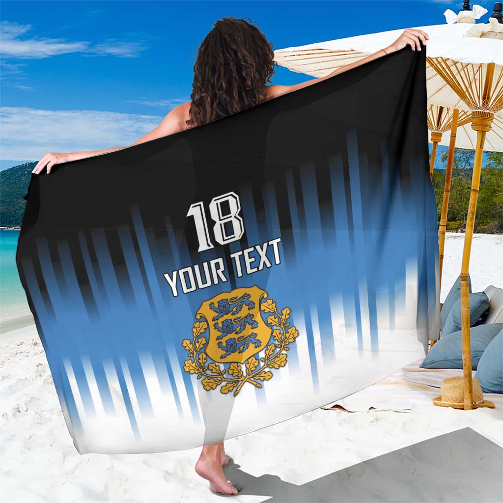 Custom Estonia Football Sarong Come On Kalevipojad