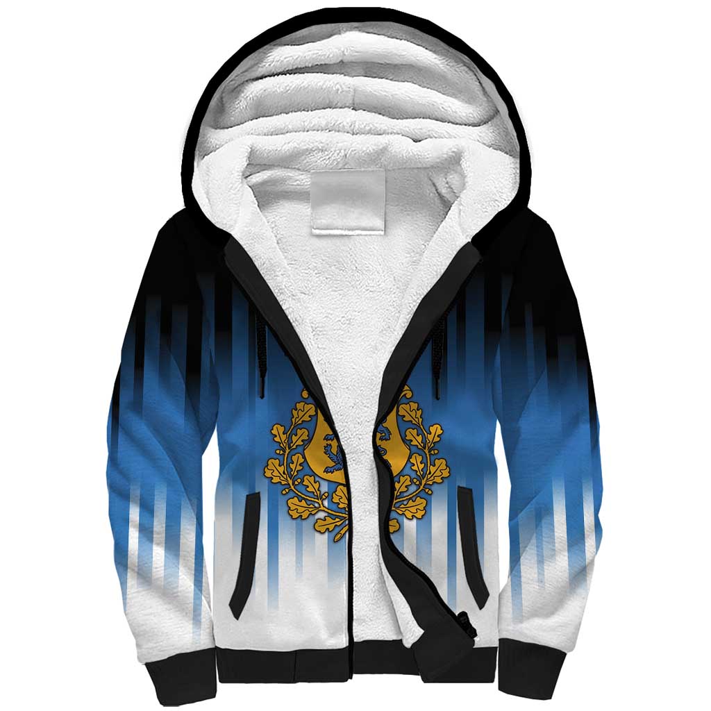 Custom Estonia Football Sherpa Hoodie Come On Kalevipojad
